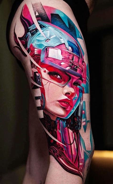 Tattoo Design Colored 3D