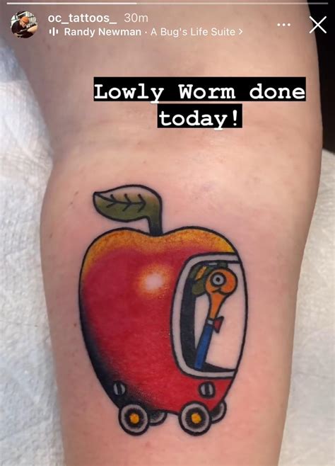 Tattoo Lowly Worm