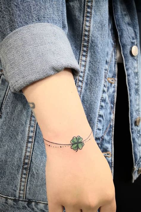 Tattoo Of 4 Leaf Clover