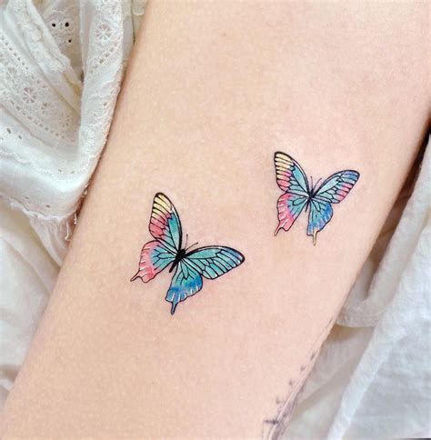 Tattoo of a butterfly