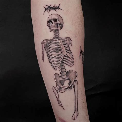 Tattoo Of Skeleton