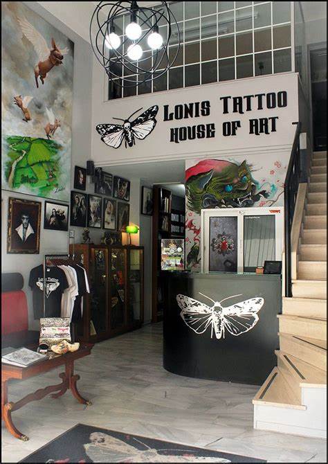 Tattoo Shop Interior Design Artwork