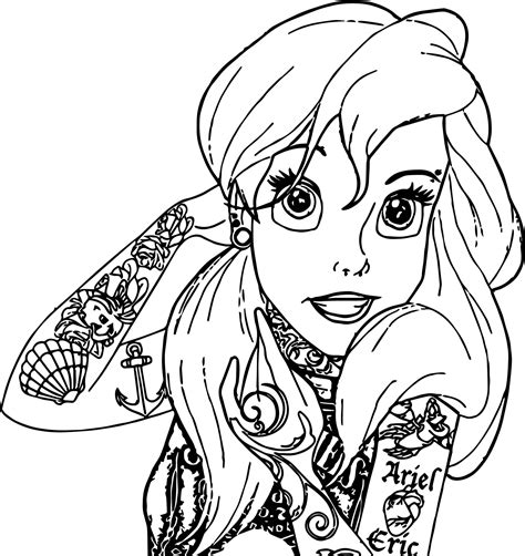 Disney Tattoo Princess Cinderella Coloring Pages Ideas TattooViral