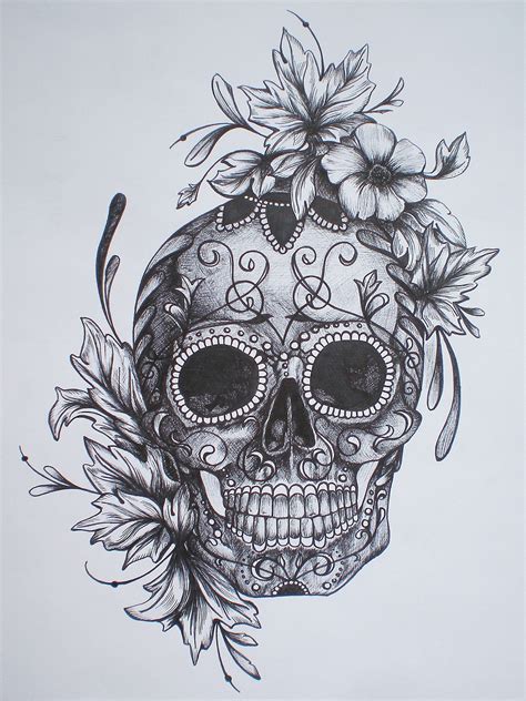 Skull drawings for tattoo sketches Tattoo Ideas
