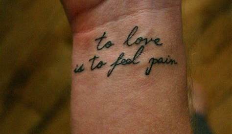 Love Is Pain tattoo