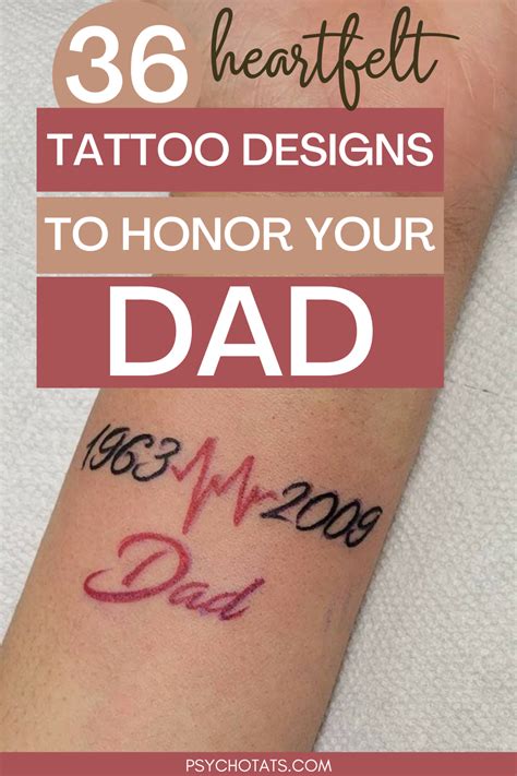 tattoos dedicated to dad
