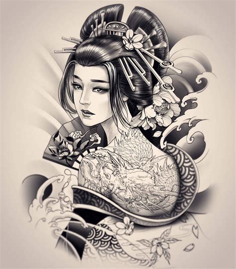Tattoos Of A Geisha
