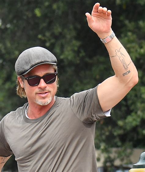 Tattoos Of Brad Pitt