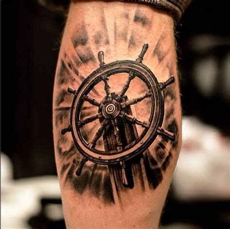 Tattoos Of Ships Wheels