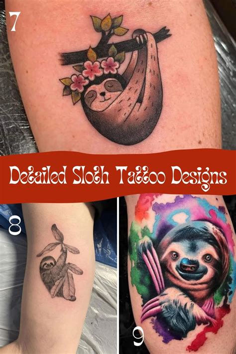 Tattoos Of Sloths