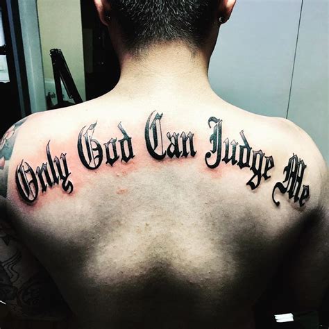 only god can judge me neck tattoo Tattoozz