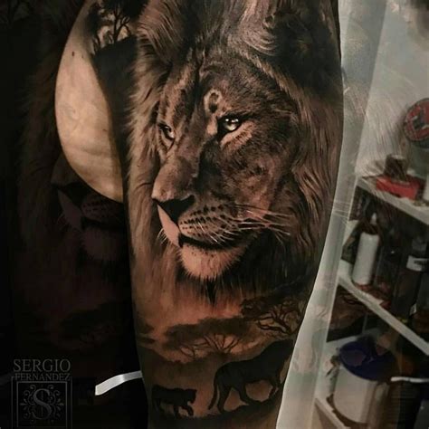 Tatuajes de leones en el brazo Tatuantes