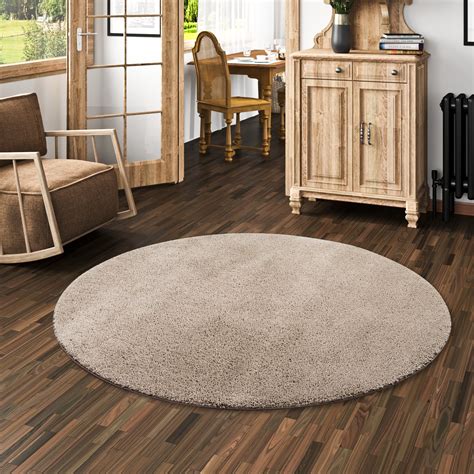 Hochflor Teppich San Remo Taupe 140 cm x 200 cm kaufen bei OBI