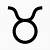 taurus zodiac sign symbol