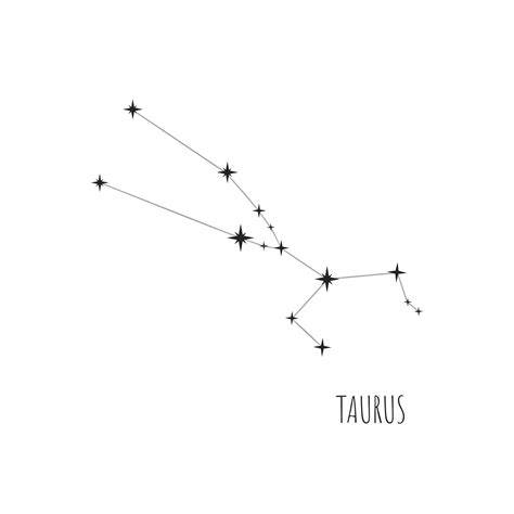 Taurus Zodiac Constellation Drawing Sticker Sticker by aterkaderk Zodiac tattoos, Taurus