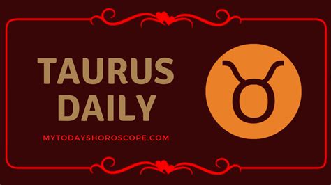 taurus daily horoscope astrology