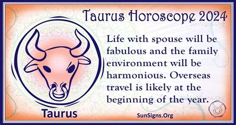 taurus monthly horoscope 2024