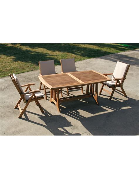 tavolo in legno da esterno allungabile