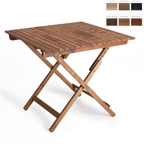tavolo in legno da giardino pieghevole