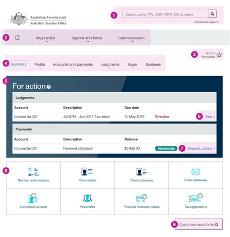 tax agents portal online services australia
