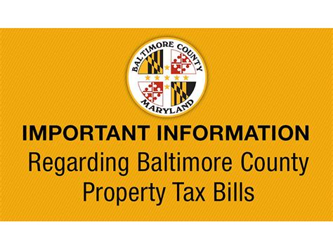 tax bill baltimore county