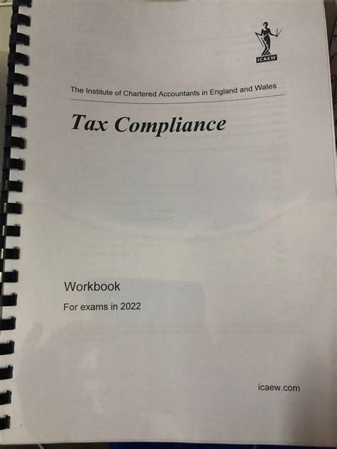 tax compliance icaew notes