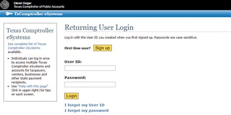 tax comptroller login