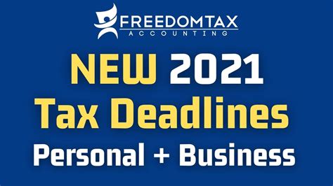 tax deadline 2021 extension