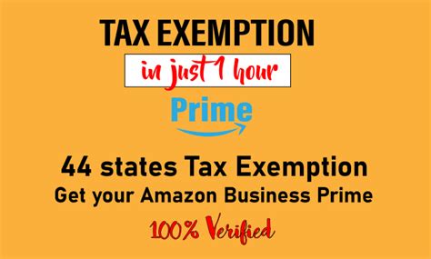 tax exemption on amazon prime