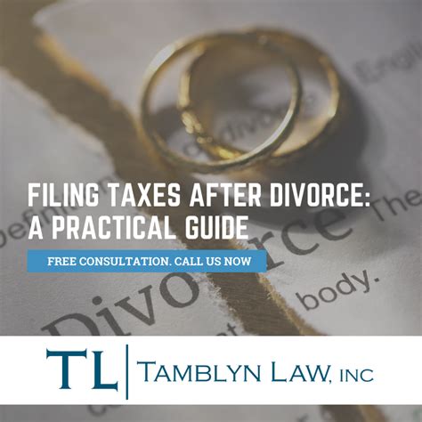 tax filing status after divorce