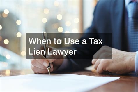 tax lien lawyer dc