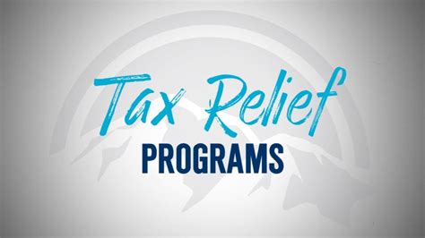tax relief programs online