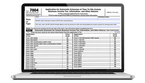 tax return extension form 1065