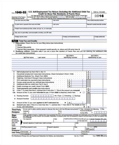 tax return for social security income