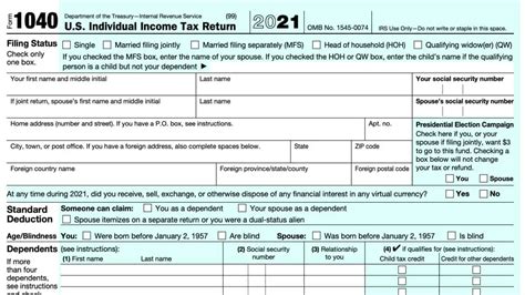 tax return information 2022