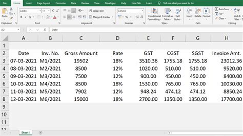 Tax Table In Excel Format