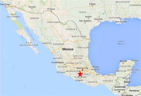 taxco mexico location map