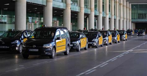 taxi from barcelona airport to city centre