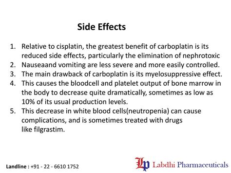 taxol and carboplatin side effects