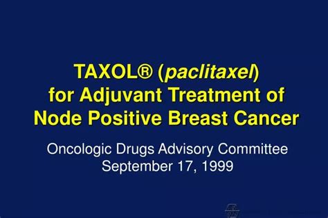 taxol breast cancer treatment