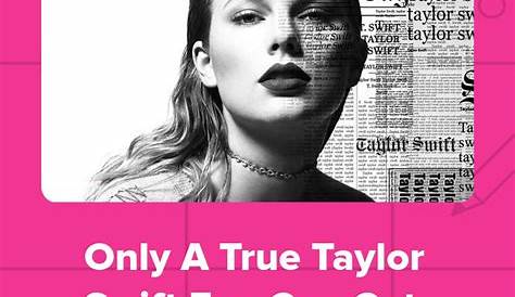 Taylor Swift Me Quiz Songs