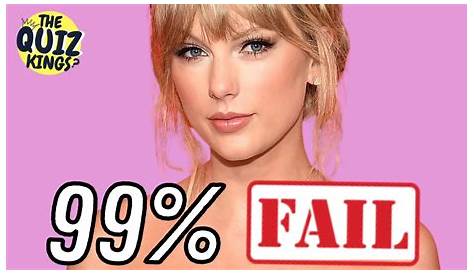 Taylor Swift Quiz 2021 We Know Your Age Based On Your Opinions