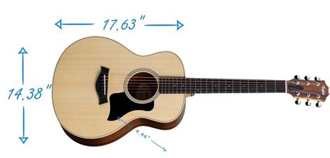 taylor guitar dimensions