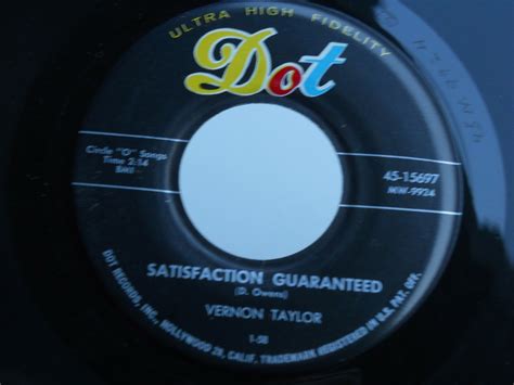 taylor satisfaction guaranteed