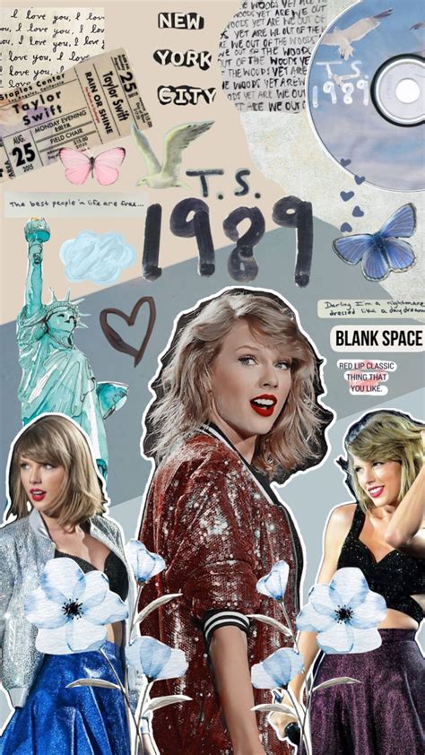 taylor swift 1989 collage wallpaper