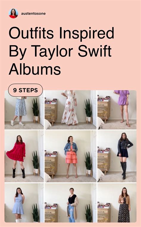taylor swift album inspired outfits
