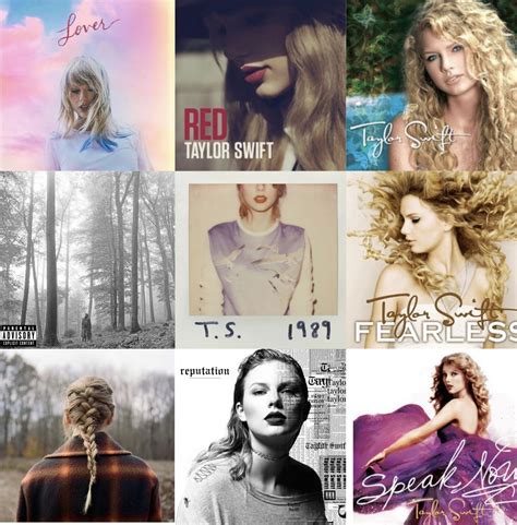 taylor swift albums in order list