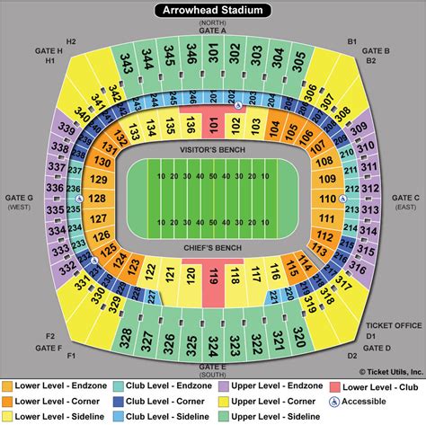Taylor Swift Arrowhead Stadium Seating Chart