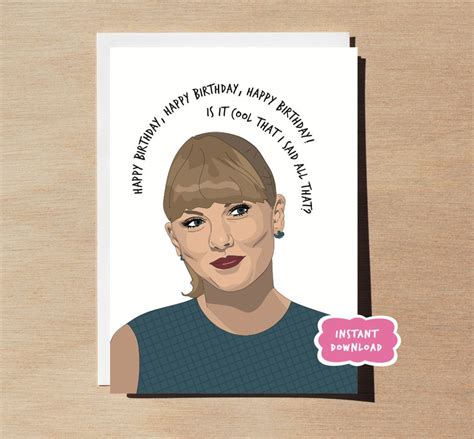 taylor swift birthday card quotes