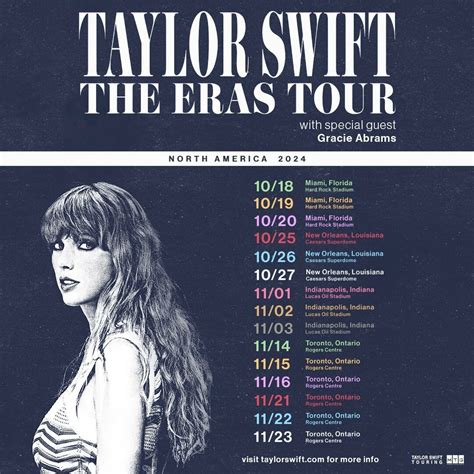 taylor swift canada dates 2024